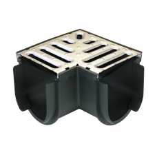 Dux Storm Drain 90° Corner (Stainless Steel Grate) - R3406